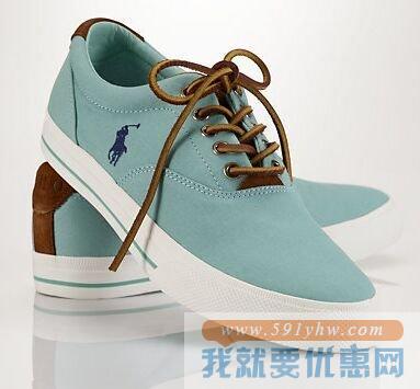 拉夫劳伦（Ralph Lauren） 男士帆布鞋  CANVAS MORRAY