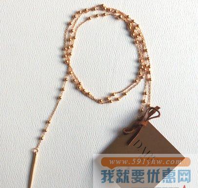 Dogeared Dare To Bead and Spear Y锁骨链 女士款
