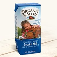 $11.11 Organic Valley 有机1%低脂牛奶 6.75 oz 12盒